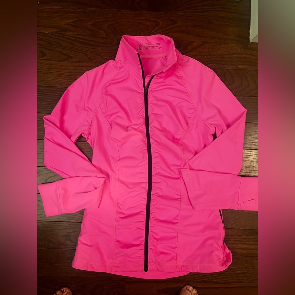 VSX Sport Hot Pink Vibrant Women’s Full Zip Jacket Size Small - Picture 3 of 10